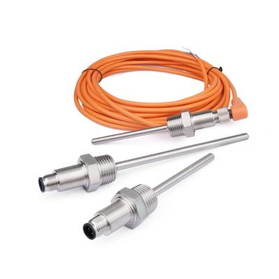 PT100 RTD sensor with M12 4-pin connector