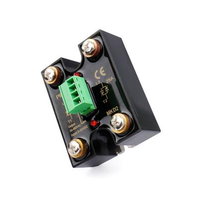 MKD2 dual channel SSR black housing terminal type