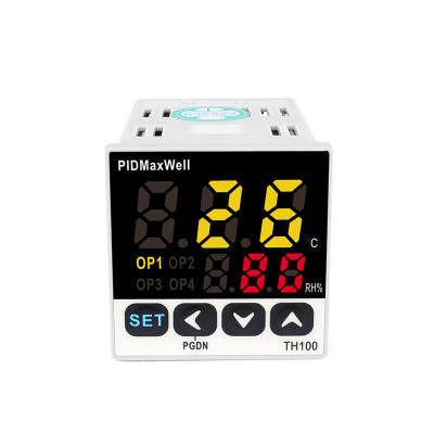 Dual-Loop Temp/Humidity Controller with 2 Relay Outputs & RS-485 Modbus